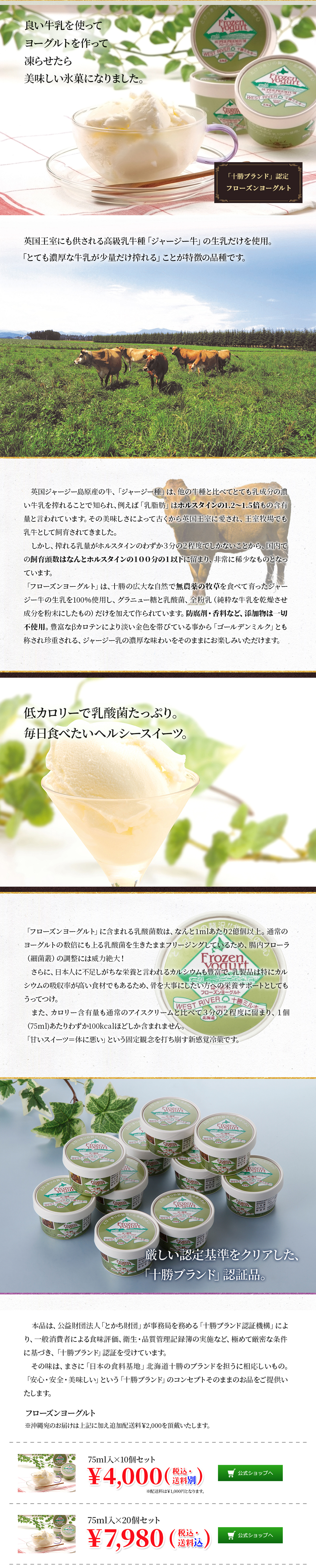 frozen-yogurt-content フローズンヨーグルト 特設販売ページ
